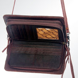 ADBG485D15 American Darling ORGANISER Upcycled Wool Genuine Leather women bag western handbag purse