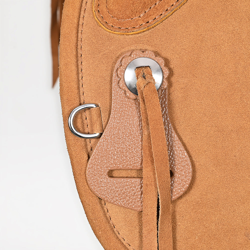 Bareback Pad Saddle Baretek Natural Horse Treeless Leather Pad