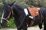 Bareback Pad Saddle Baretek Natural Horse Treeless Leather Pad