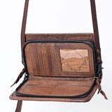 ADBG485D16 American Darling ORGANISER Upcycled Wool Genuine Leather women bag western handbag purse