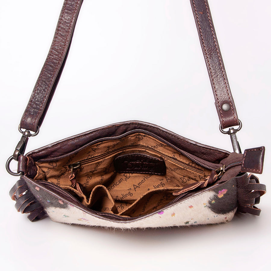 American Darling Cross Body Hair On-Genuine Leather Western Women Bag Handbag Purse | Crossbody for Cute