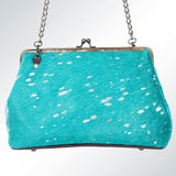 American Darling Clutch Hair on Genuine Leather Western Women Bag Handbag | for Cute Travel Purse|