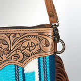 ADBG236K American Darling CROSS BODY II Hand Tooled Upcycled Wool Genuine Leather women bag western handbag purse