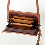 ADBG485B American Darling ORGANISER Upcycled Wool Genuine Leather women bag western handbag purse
