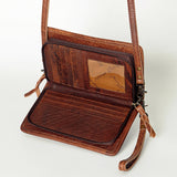ADBG485E American Darling ORGANISER Upcycled Wool Genuine Leather women bag western handbag purse