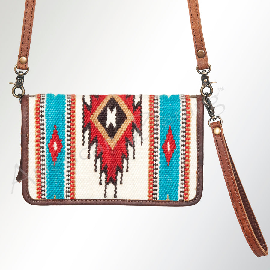 American Darling Organizer Saddle Blanket Genuine Leather Western Women Bag Handbag Purse | for Cute Travel