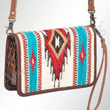 American Darling Organiser Saddle Blanket Genuine Leather Women Bag Western Handbag Purse