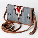 American Darling Organiser Saddle Blanket Genuine Leather Women Bag Western Handbag Purse