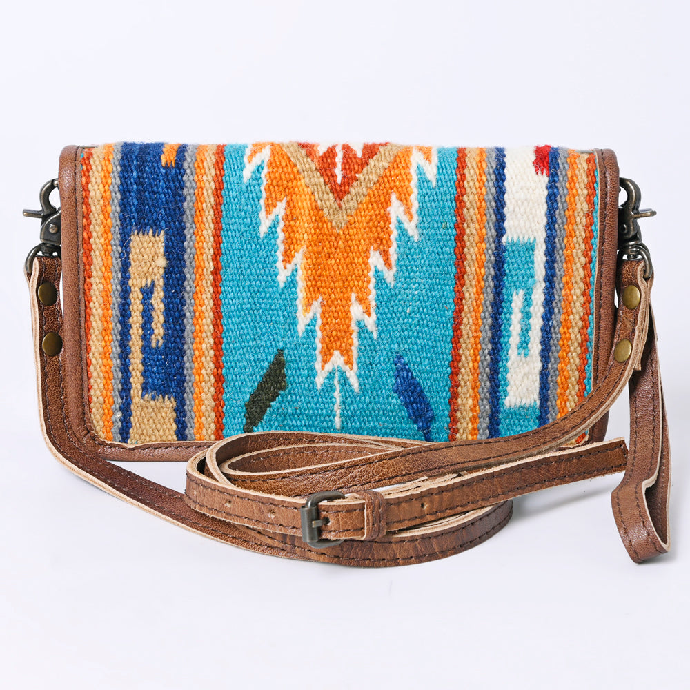 American Darling Organiser Saddle Blanket Genuine Leather Women Bag Western Handbag Purse