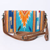 American Darling Organiser Saddle Blanket Genuine Leather Women Bag Western Handbag Purse