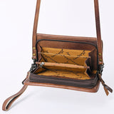 ADBG485H American Darling ORGANISER Upcycled Wool Genuine Leather women bag western handbag purse