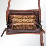 ADBG485I American Darling ORGANISER Upcycled Wool Genuine Leather women bag western handbag purse