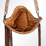 American Darling Cross Body Hand Tooled Saddle Blanket Genuine Leather Western Women Bag Handbag Purse | Crossbody for Cute