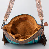American Darling Cross Body Hand Tooled Saddle Blanket Genuine Leather Western Women Bag Handbag Purse | Crossbody for Cute
