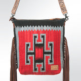 American Darling Cross Body Hand Tooled Saddle Blanket Genuine Leather Western Women Bag Handbag Purse | Crossbody for Cute