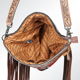 American Darling Cross Body Hand Tooled Saddle Blanket Genuine Leather Western Women Bag Handbag Purse | Crossbody for Cute