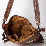 ADBG510P American Darling SIGNATURE CROSSBODY Hand Tooled Upcycled Wool Genuine Leather women bag western handbag purse