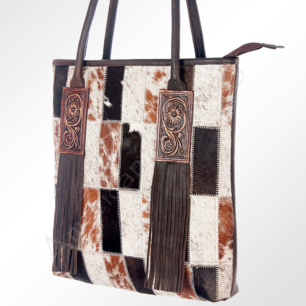 American Darling Tote Hair-On Genuine Leather Western Women Bag Handbag Purse | Travel Bags College Casual