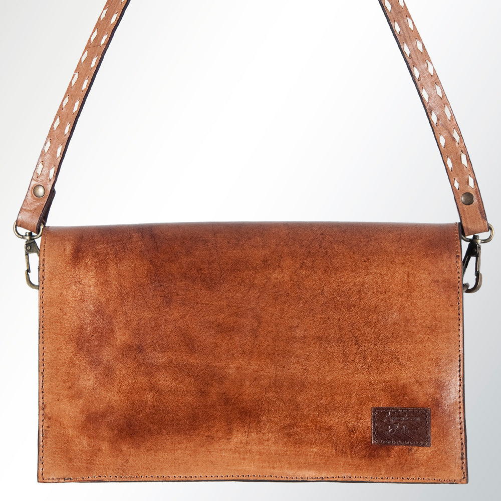 American Darling Cross Body Hand Tooled Genuine Leather Western Women Bag Handbag Purse | Crossbody for Cute