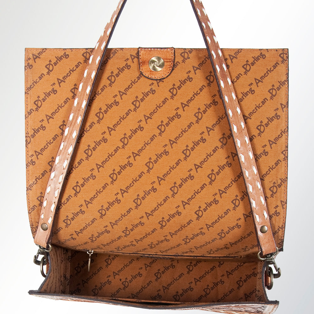 American Darling Cross Body Hand Tooled Genuine Leather Western Women Bag Handbag Purse | Crossbody for Cute