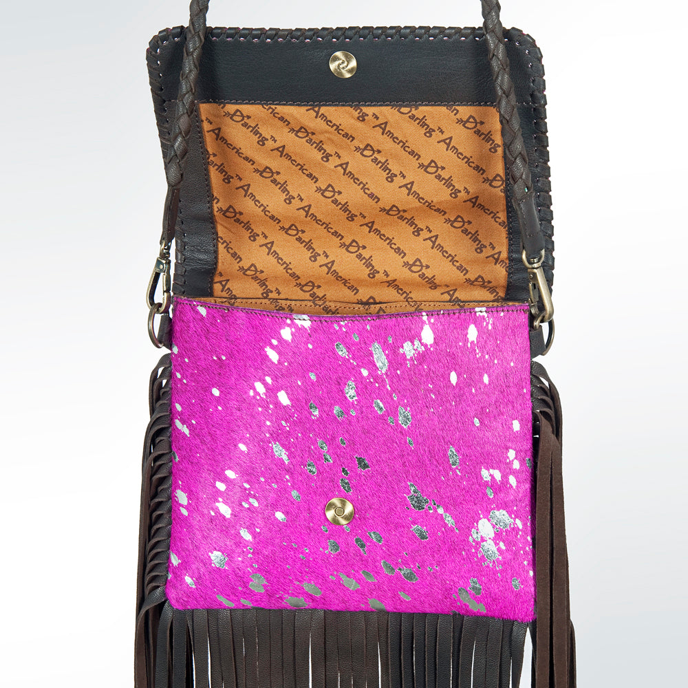 American Darling Cross Body Hair On-Genuine Leather Western Women Bag Handbag Purse | Crossbody for Cute