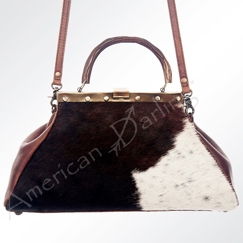 American Darling Cross Body Hair on-Genuine Leather Western Women Bag Handbag Purse |