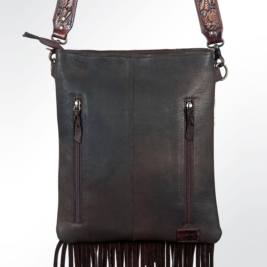 American Darling Large Crossbody Hand Tooled Saddle Blanket Genuine Leather Western Women Bag Handbag Purse | for Cute