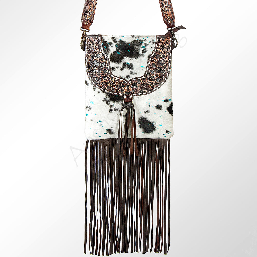 American Darling Large Crossbody Hand Tooled Saddle Blanket Genuine Leather Western Women Bag Handbag Purse | for Cute