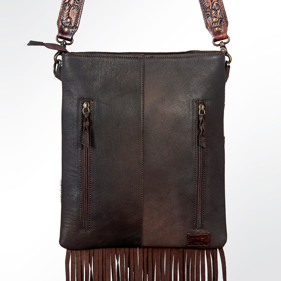 American Darling Large Crossbody Hand Tooled Saddle Blanket Genuine Leather Western Women Bag Handbag Purse | for Cute