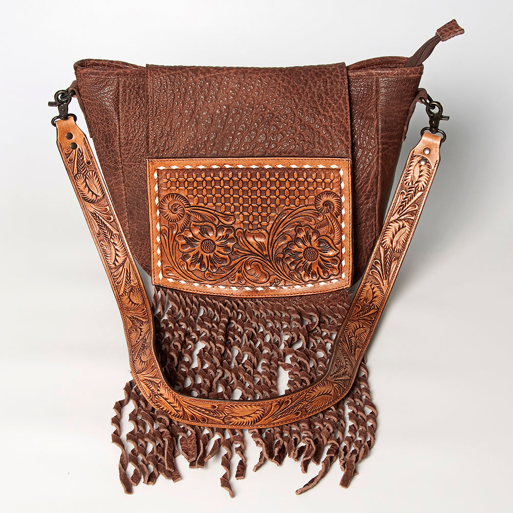 American Darling Cross Body Hand Tooled Genuine Leather Western Women Bag Handbag Purse