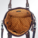 American Darling Tote Hand Tooled Hair-On Genuine Leather Western Women Bag Handbag Purse | Travel Bags College Casual