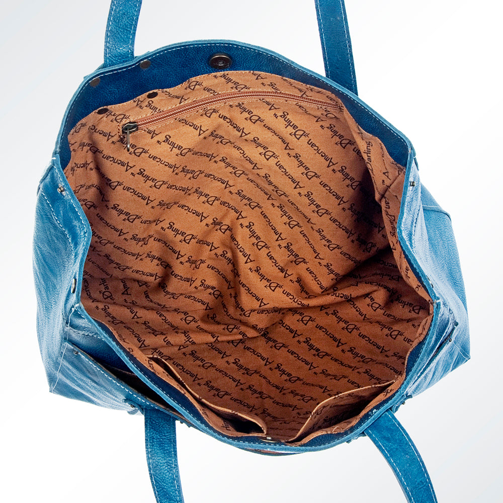 American Darling Tote Full Grain Genuine Leather Western Women Bag Handbag Purse | Travel Bags College Casual