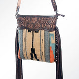 American Darling Cross Body Saddle Blanket Genuine Leather Western Women Bag Handbag Purse | Crossbody for Cute