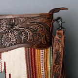 American Darling Signature Crossbody Hand Tooled Saddle Blanket Genuine Leather Western Women Bag Handbag Purse | for Cute