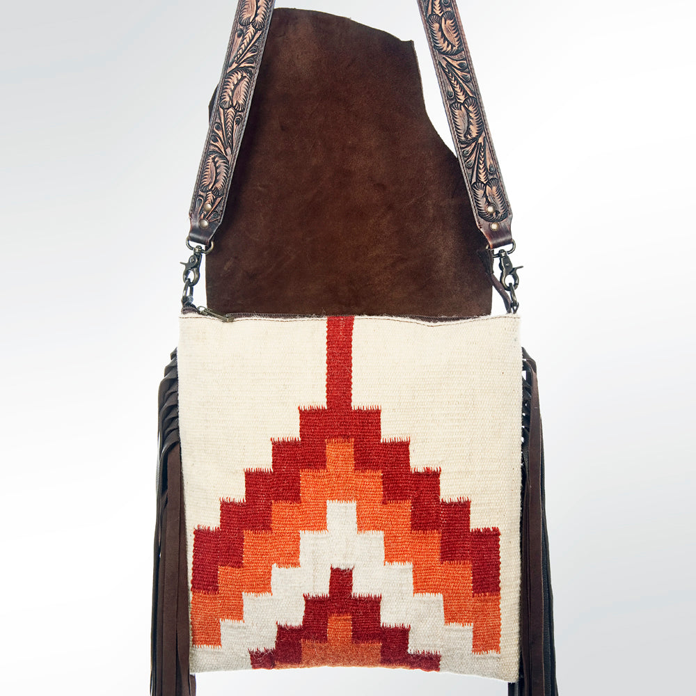 American Darling Cross Body Saddle Blanket Genuine Leather Western Women Bag Handbag Purse | Crossbody for Cute