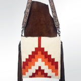 American Darling Cross Body Saddle Blanket Genuine Leather Western Women Bag Handbag Purse | Crossbody for Cute