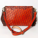 American Darling ADBGK103 Envelope Hand Tooled Genuine Leather Women Bag Western Handbag Purse