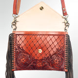 American Darling ADBGK104 Envelope Hand Tooled Genuine Leather Women Bag Western Handbag Purse