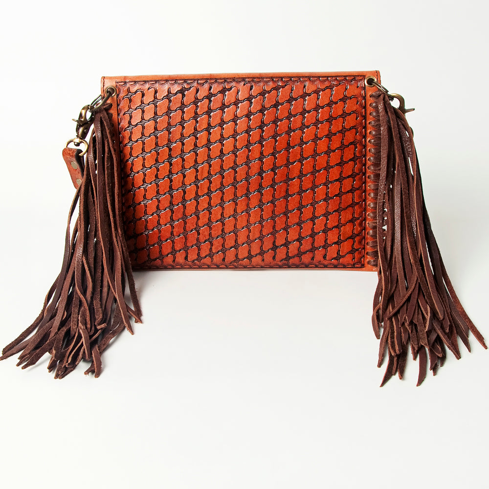 American Darling Envelope Hand Tooled Genuine Leather Women Bag Western Handbag Purse