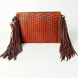 American Darling Envelope Hand Tooled Genuine Leather Women Bag Western Handbag Purse