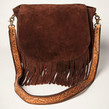 American Darling Cross Body Suede Hand Tooled full grain Leather Western Women Bag Handbag Purse | Crossbody for Cute