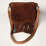 American Darling Cross Body Suede Hand Tooled full grain Leather Western Women Bag Handbag Purse | Crossbody for Cute