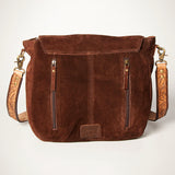 American Darling Cross Body Suede Hand Tooled full grain Leather Western Women Bag Handbag Purse | Crossbody for Cute