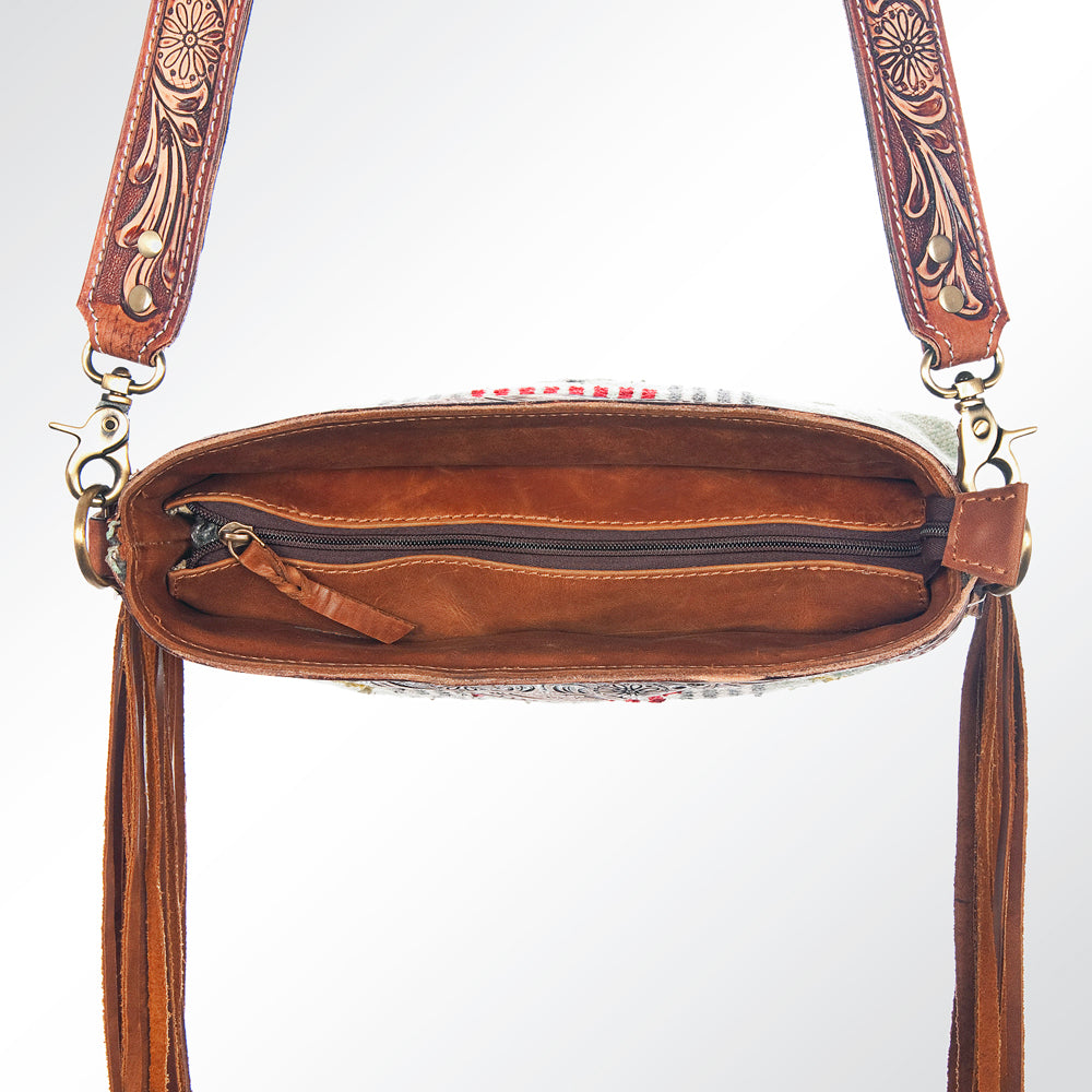 American Darling Cross Body Hand Tooled Saddle Blanket Genuine Leather Western Women Bag Handbag Purse | Crossbody for |Cute