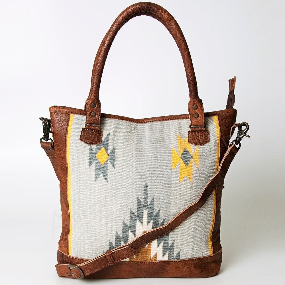 American Darling Tote Saddle Blanket Genuine Leather Western Women Bag Handbag Purse | Crossbody for Cute