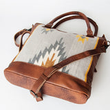 American Darling Tote Saddle Blanket Genuine Leather Western Women Bag Handbag Purse | Crossbody for Cute