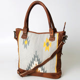 American Darling Tote Saddle Blanket Genuine Leather Western Women Bag Handbag Purse | Crossbody for Cute