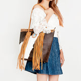 American Darling Tote Hair on Genuine Leather Western Women Bag | Handbag Purse for Cute