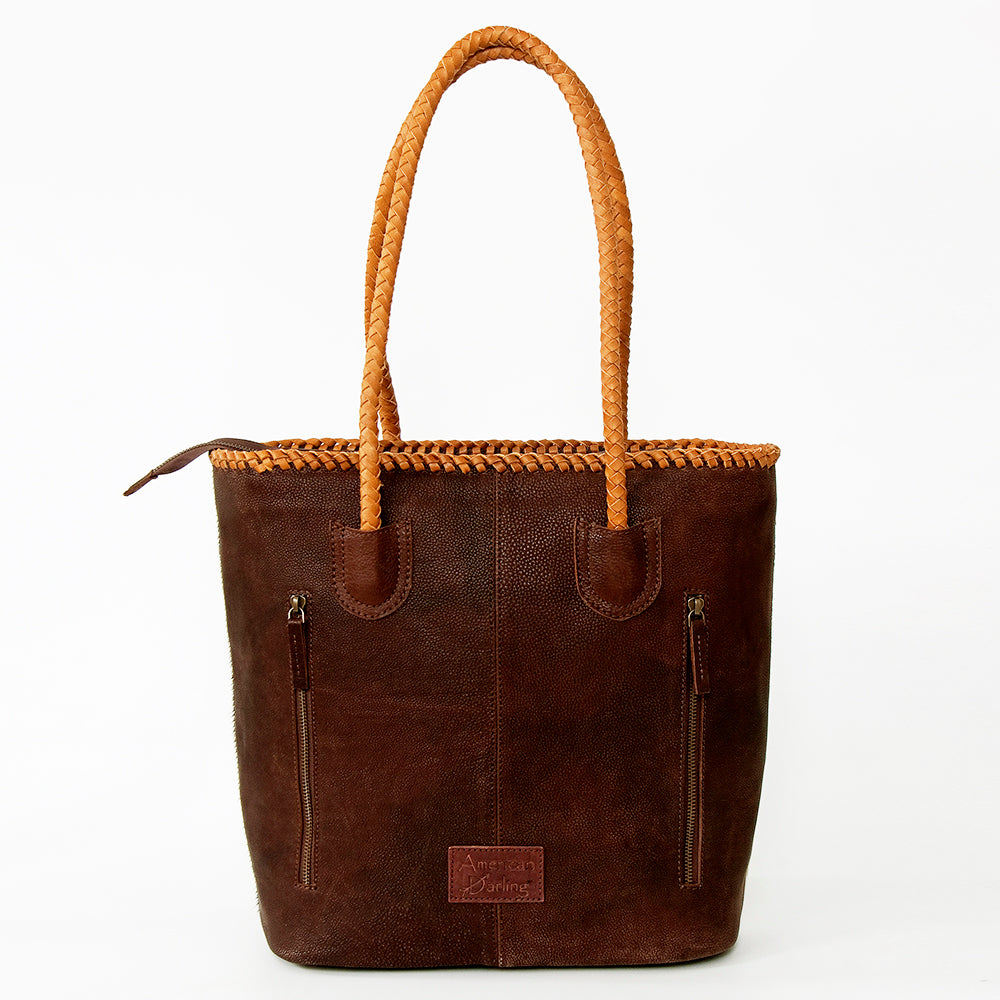 American Darling Tote Hair on Genuine Leather Western Women Bag | Handbag Purse for Cute