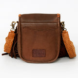 American Darling Small Cross Body Hair on Genuine Leather Western Women Bag | Black Handbag Purse Crossbody for Cute